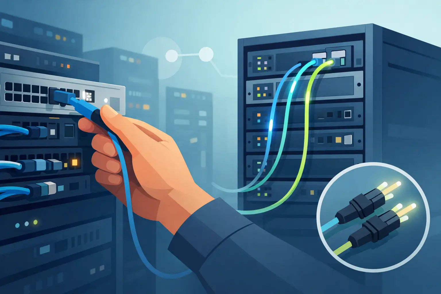 When Should You Use Fiber Uplinks in a Rack?
