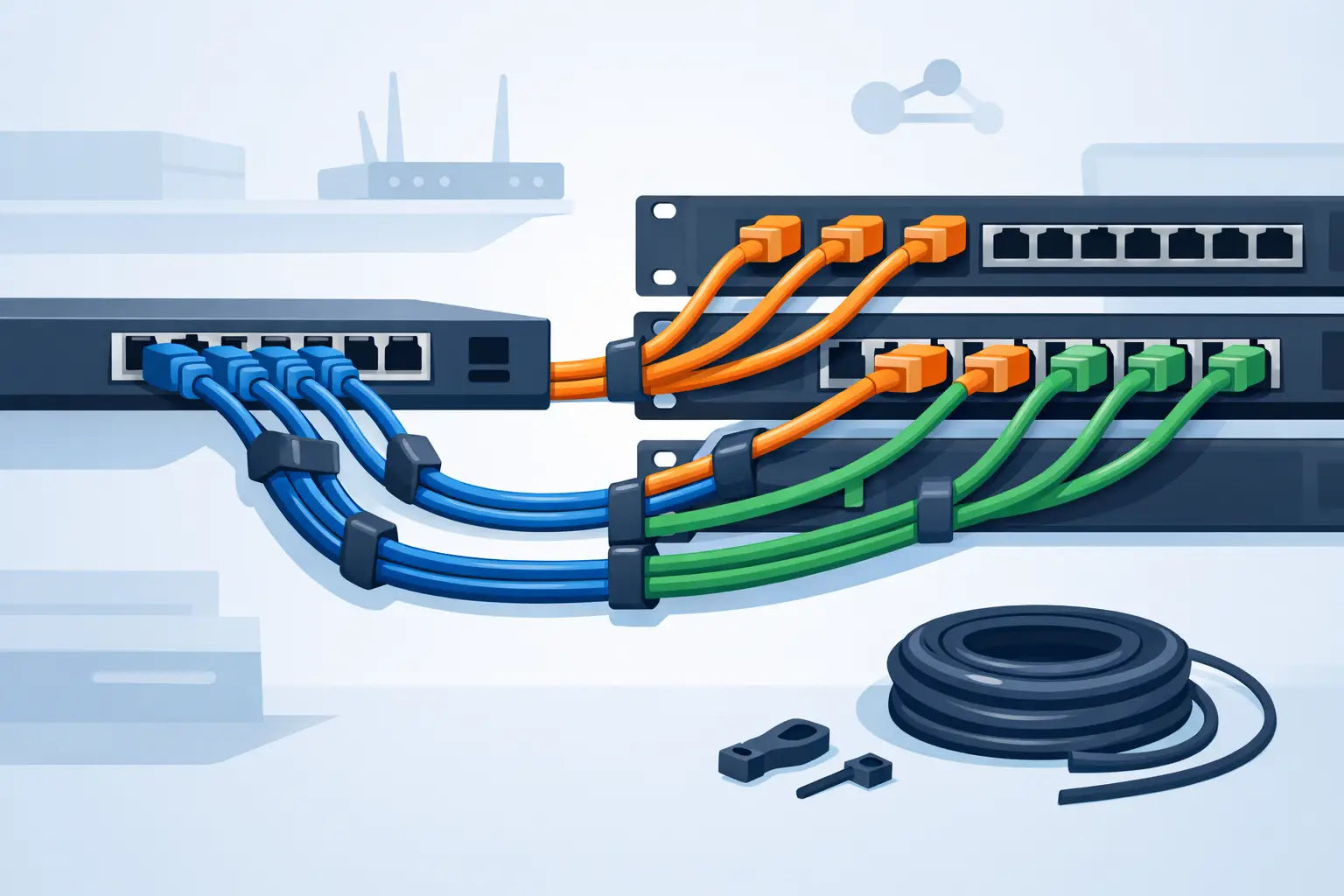 How to Route Patch Cables Cleanly