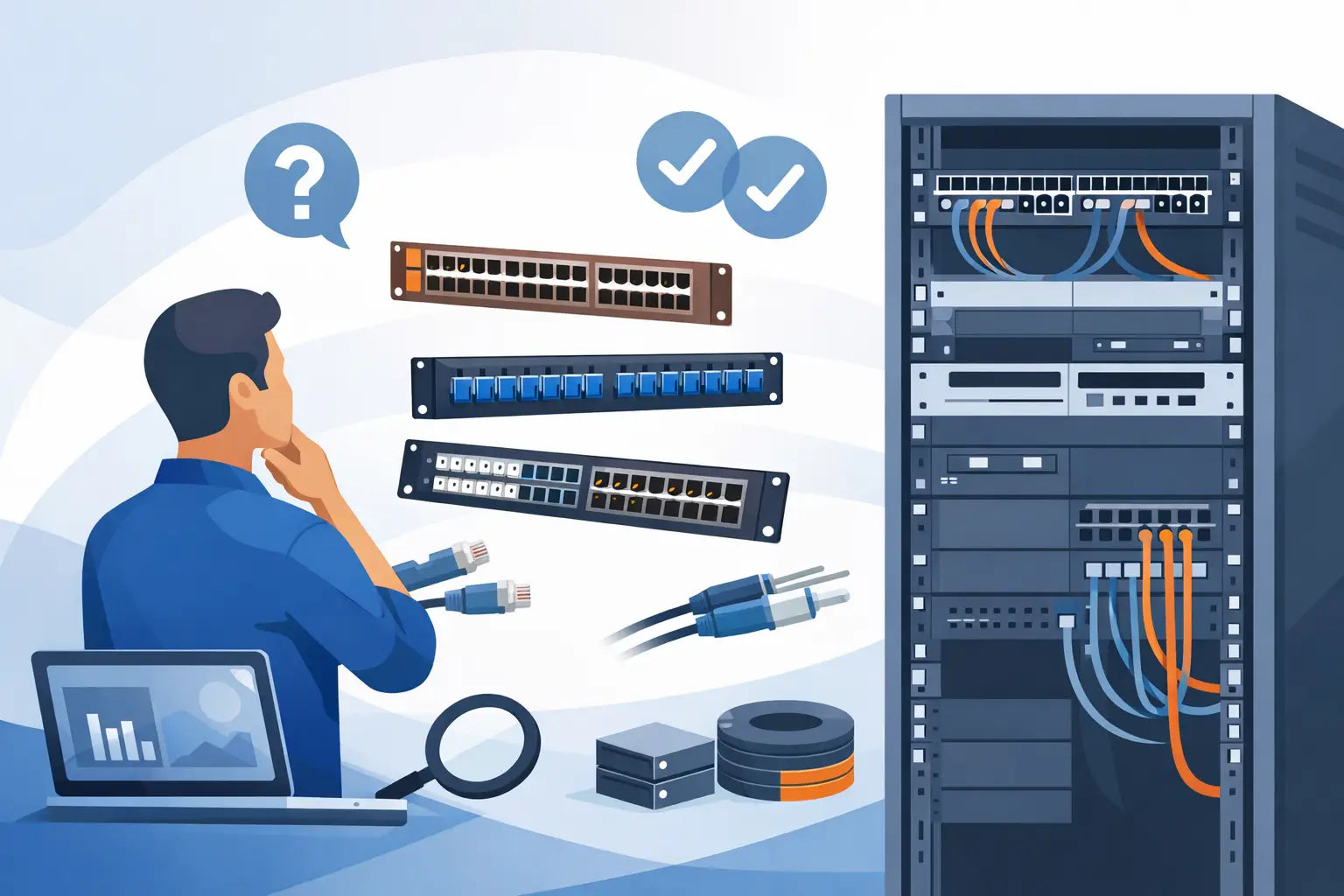How to Choose Patch Panel for Your Rack