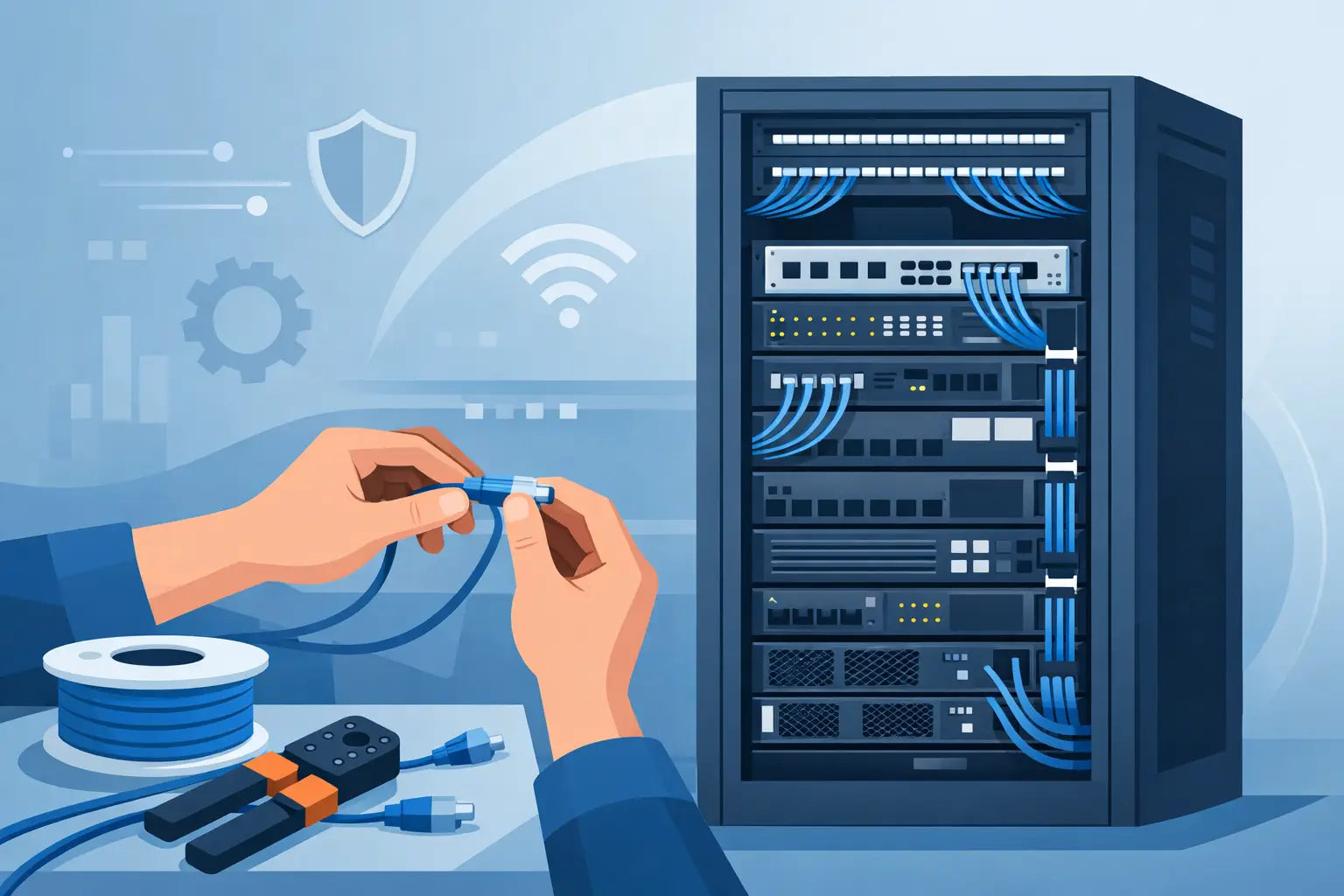 How to Organize a Network Rack Right