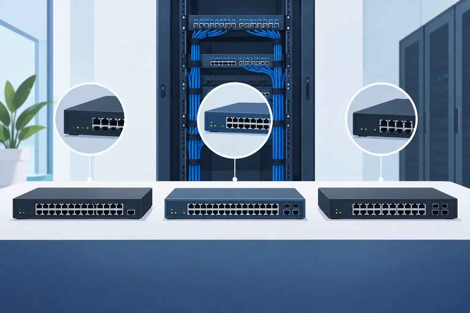 Managed Switch Comparison for Clean Rack Builds