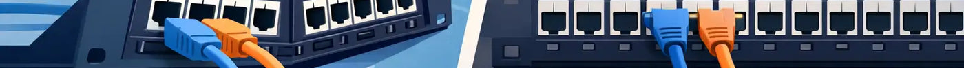 Angled Patch Panel vs Flat Panel