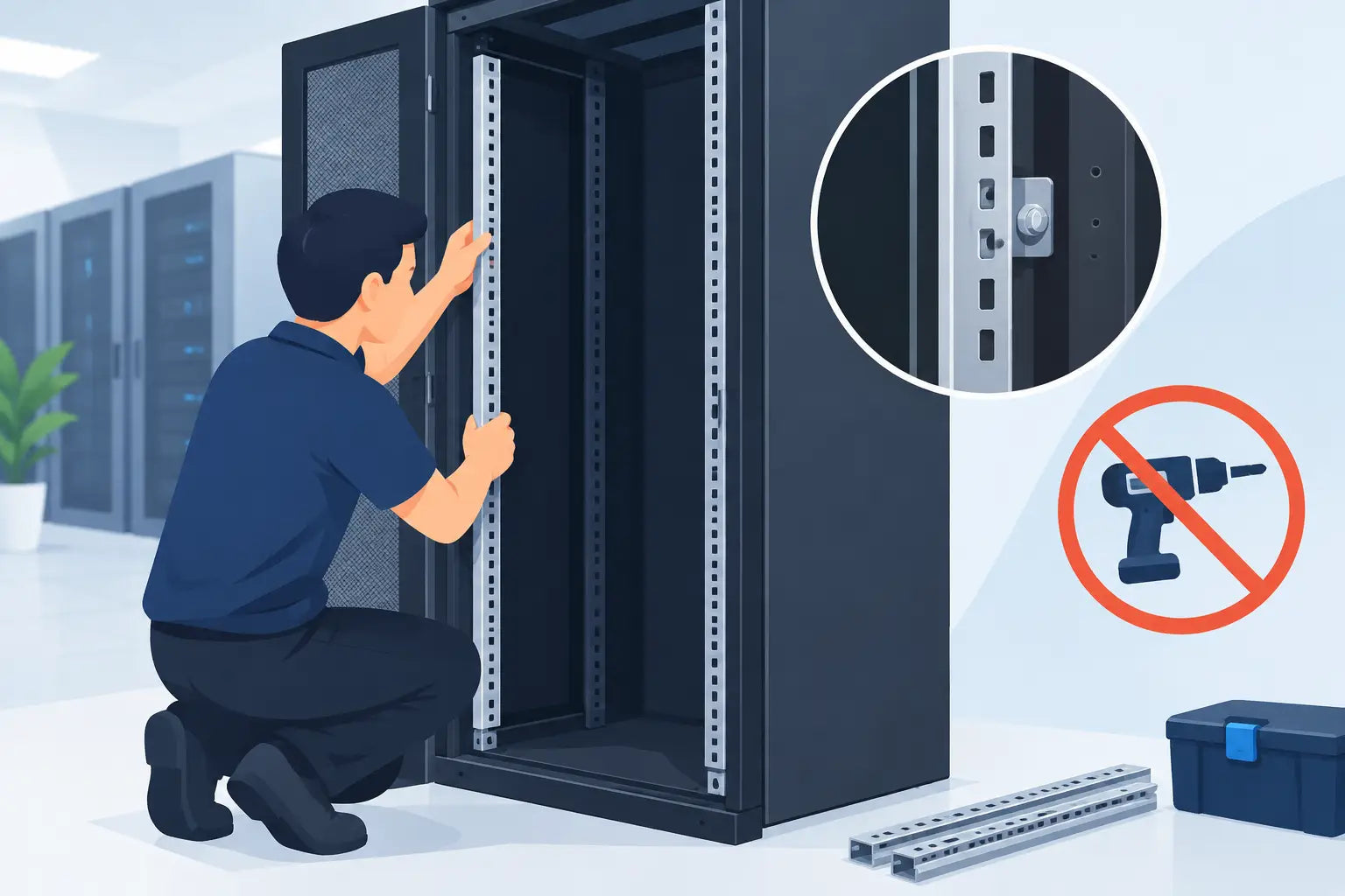 How to Install Rack Rails Without Rework