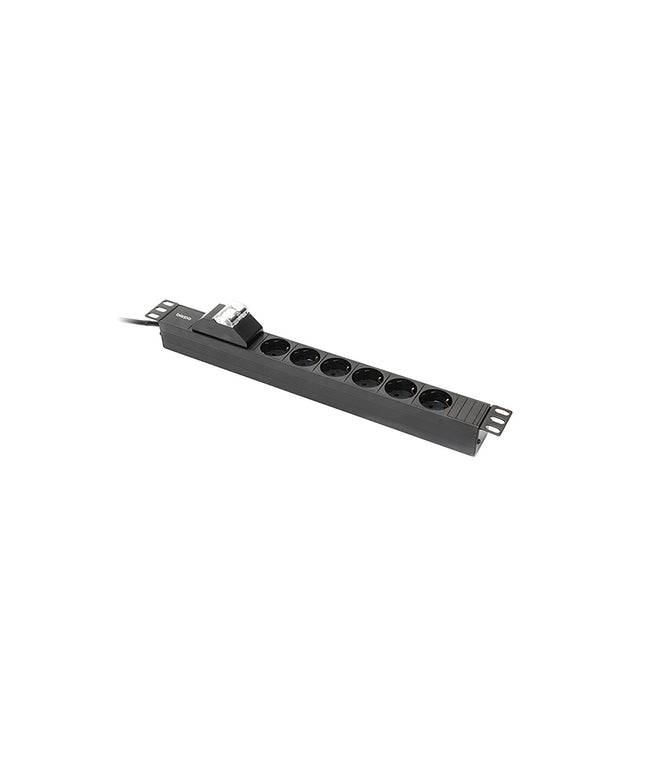 19'' 1U Schuko Power Strip (Horizontal)